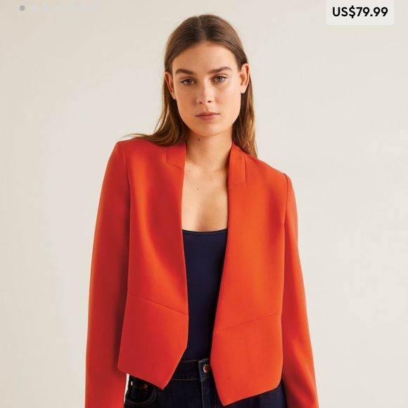 Mango Crop Blazer Red - Picture 1 of 5